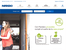 Tablet Screenshot of pandero.com.pe
